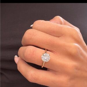 Lab Diamond Engagement Ring